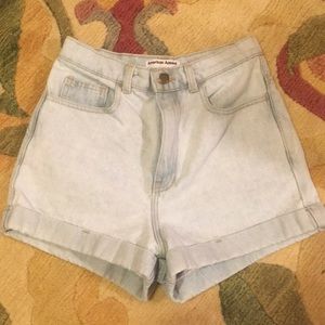High waisted Jean Shorts